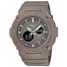 Наручные часы CASIO Baby-G, черный, коричневый