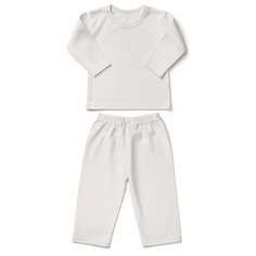 Пижама ОЛАНТ, размер 80-86 см, белый