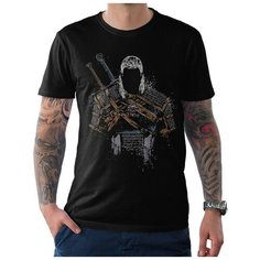 Футболка Design Heroes, размер S, черный