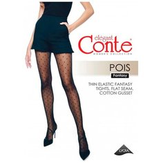Колготки Conte elegant Pois, размер 4, черный