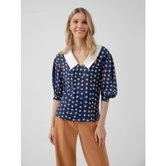 Блуза Pompa, размер 50, синий