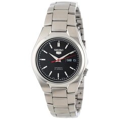 Наручные часы SEIKO SEIKO 5 SNK607K1, серебряный, черный