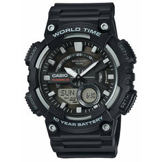 Наручные часы CASIO G-Shock AEQ-110W-1A, черный, серый