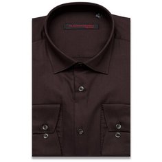 Рубашка ALESSANDRO MILANO, размер (46)S, коричневый