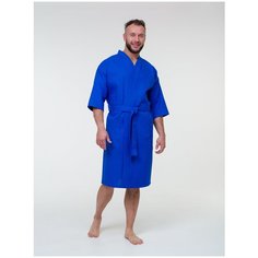 Халат BIO-TEXTILES, размер 44-46, синий, голубой