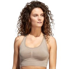 Топ adidas FORMOTION SCULPT MEDIUM-SUPPORT, размер S INT, коричневый