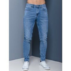 Джинсы зауженные MkJeans, размер 28, синий