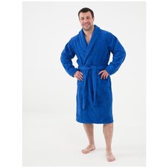 Халат BIO-TEXTILES, размер 56-58, синий