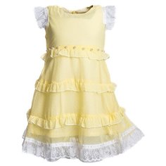Платье Cascatto, размер 5-6/110-116, желтый