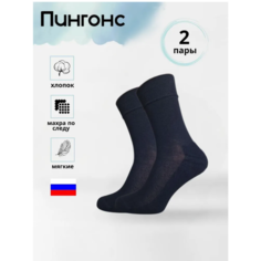 Носки Пингонс, 2 пары, размер 29, черный
