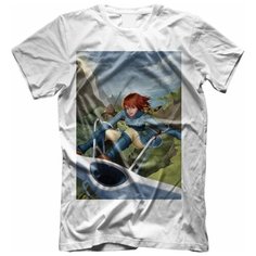 Футболка , размер 42, мультиколор