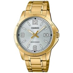 Наручные часы CASIO Collection MTP-V004G-7B2, белый, золотой