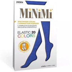 Гольфы MiNiMi, 20 den, 2 пары, размер 0 (Uni), синий