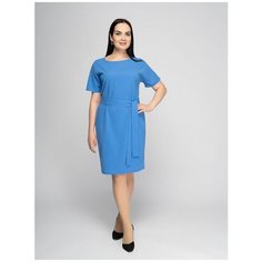 Платье DiSORELLE, размер 50, голубой