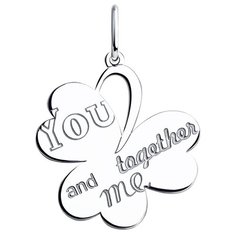 Подвеска Diamant, серебро, 925 проба, родирование