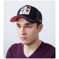 Бейсболка Capslab, размер UNI, черный, розовый Capslab®