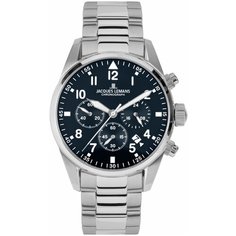 Наручные часы JACQUES LEMANS Sport, серый, серебряный