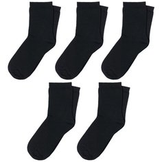 Носки RuSocks 5 пар, размер 18-20, черный