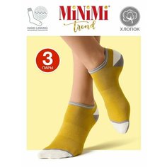 Носки MiNiMi, 3 пары, размер 39-41, зеленый