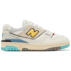 Кроссовки New Balance 550, размер 5US, белый, мультиколор