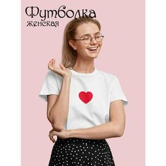 Футболка shulpinchik, размер M, белый