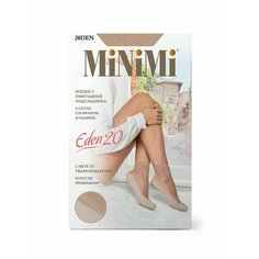 Носки MiNiMi, 20 den, размер OneSize, бежевый, коричневый