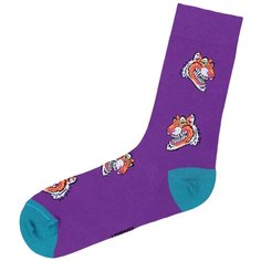 Носки Kingkit, размер 36-41, фиолетовый