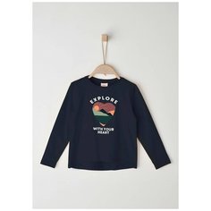 Лонгслив s.Oliver, размер 116/122, синий