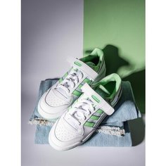 Кроссовки adidas Forum Low, размер 37 RU, бирюзовый, белый