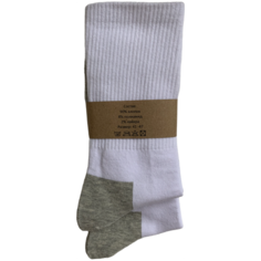 Носки Turkan, 2 пары, размер 41-46, белый, серый