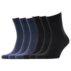 Носки VITACCI, 6 пар, размер 42-44, черный