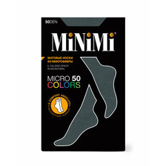 Носки MiNiMi, 50 den, размер 0 (UNI), зеленый, черный