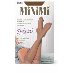 Гольфы MiNiMi, 20 den, 2 пары, размер 0 (one size), бежевый