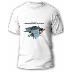 Футболка размер 2XL, белый