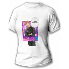 Футболка размер S, белый