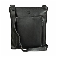 Сумка планшет Sergio Belotti, фактура зернистая, гладкая, черный