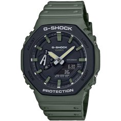 Наручные часы CASIO G-Shock GA-2110SU-3A, хаки, черный