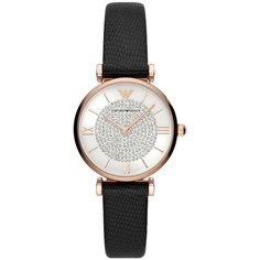 Наручные часы EMPORIO ARMANI Gianni T-Bar, черный, белый