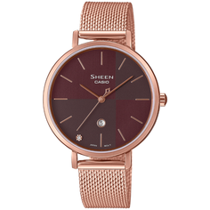 Наручные часы CASIO Sheen SHE-4547PGM-5A, розовый, золотой