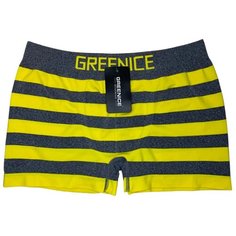 Трусы GREENICE, размер XL/XXL, желтый, серый