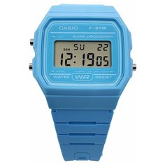 Наручные часы CASIO, голубой, синий, синий