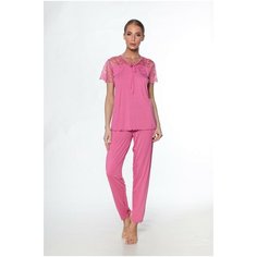 Пижама Vienetta, размер 50, розовый