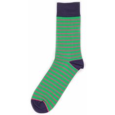 Носки Burning Heels Дизайнерские носки Burning Heels - Horizontal Stripes, размер 36-38, зеленый