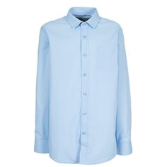 Школьная рубашка Tsarevich, размер 152-158, синий, голубой