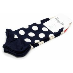 Носки Happy Socks, 2 пары, размер 36-40, черный, мультиколор