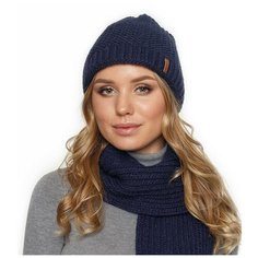 Шапка бини AnyMalls, размер 56-58, синий