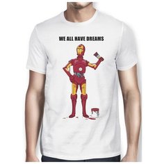 Футболка Design Heroes, размер 2XL, белый