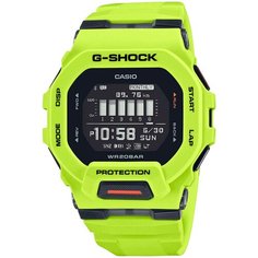 Наручные часы CASIO G-Shock GBD-200-9, черный, желтый