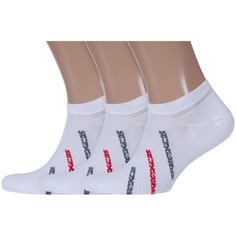 Носки RuSocks, 3 пары, размер 27-29 (42-45), белый