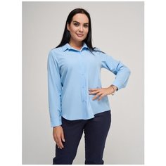 Рубашка DiSORELLE, размер 50, голубой